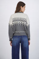 cardigan tejido navideño