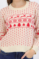 sueter navideño clasico renos