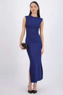 Vestido rib escote espalda