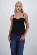 Top tirantes escote corazón