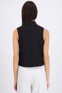 Top cuello alto botones