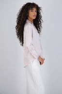 Blusa satin rayas