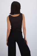 Body drapeado detalle broche