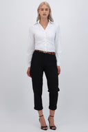 Pantalón chino cinturón trenzado