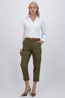 Pantalón chino cinturón trenzado