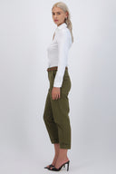 Pantalón chino cinturón trenzado