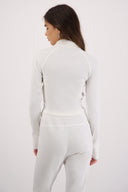 Chamarra deportiva rib tacto suave