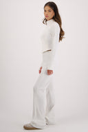 Leggings flare rib tacto suave