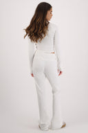 Leggings flare rib tacto suave