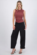 Pantalón barrel ajustable