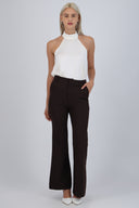 Pantalón recto liso