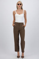 Pantalón liso rayas