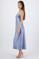 Vestido halter detalle encaje
