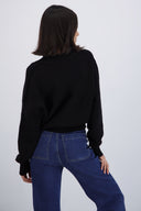 Cardigan cuello v detalle botones