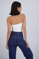 Top cropped liso básico