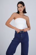 Top cropped liso básico