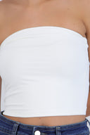 Top cropped liso básico