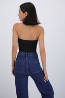 Top cropped liso básico