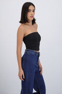 Top cropped liso básico