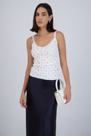 Top tirantes mini print