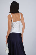 Top tirantes mini print