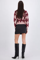 Falda mini satin
