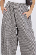 Pantalón balloon cuadros