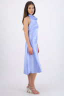 Vestido satinado cascada