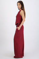 Pantalón amplio liso