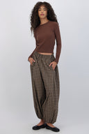Pantalon fluido balloon