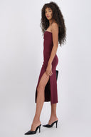 Vestido bodycon liso