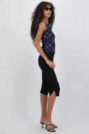 Pantalon capri liso