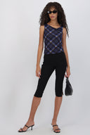 Pantalon capri liso