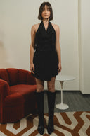 Falda short ligera con brillos